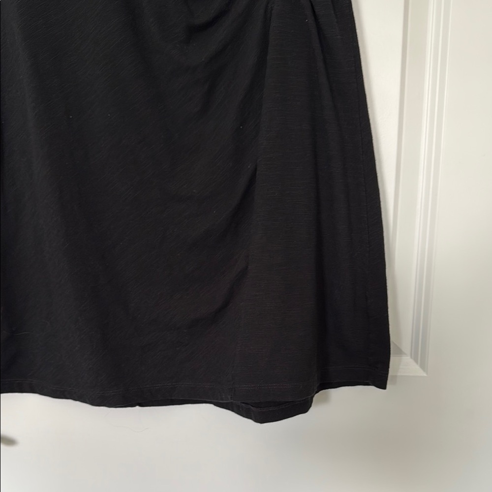 Black Universal Thread Ruched T-Shirt Dress - Picture 4 of 4